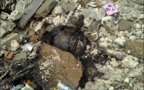 داعش اجساد اعضای خود را آتش می زند+تصاویر 