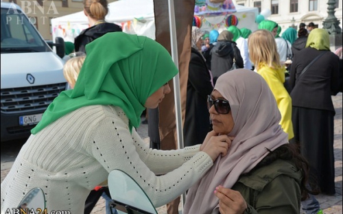 حجاب تجربه جدید زنان و دختران در سوئد +عکس
