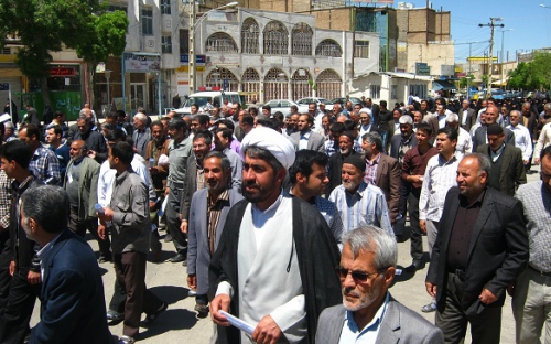 فریاد “مرگ بر آل سعود” در کبودراهنگ طنین انداز شد+ تصاویر