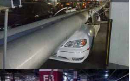 سقوط لوله های فاضلاب در پارکینگ مجتمع تجاری سیتی سنتر+تصاویر