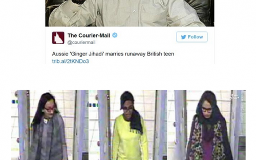  ازدواج دختر انگلیسی با داعشی استرالیایی+عکس 