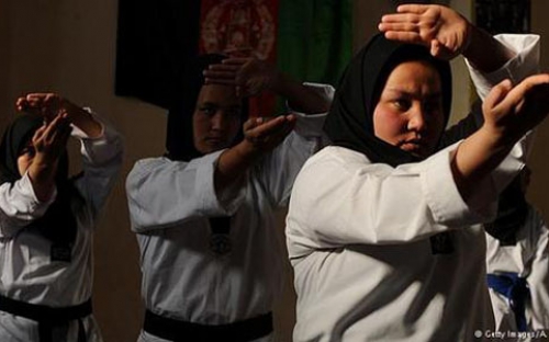 دختران رزمی کار در افغانستان