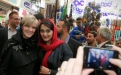 خانم وزیر استرالیایی در بازار تجریش و امام زاده محسن+تصاویر