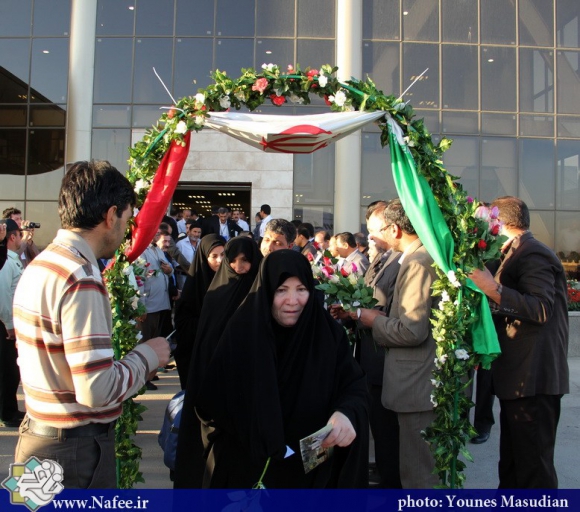 اعزام نخستین گروه حجاج بیت الله الحرام ازفرودگاه همدان 