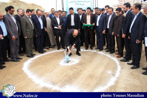 افتتاح پروژه های داشنگاه آزاد همدان