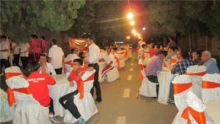 ضیافت شام شهردار مریانج با حضور تیم‌های مسابقات فوتبال زیر 14 سال آسیا