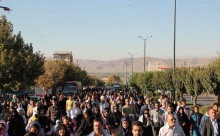  برگزاری همایش پیاده‌روی به مناسبت هفته دفاع مقدس در قهاوند