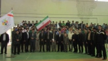 افتتاحیه المپیاد ورزشی درون مدرسه ای در سالن شهید در وندی برگزار گردید