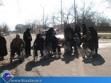 برگزاری مسابقه ویلچرانی در تویسرکان/ شهر زیر پای معلولان هموار نیست!
