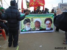عمق ارادت و محبت زائران کشور نیجریه به امام خمینی (ره) و مقام معظم رهبری + عکس