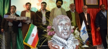 رونمایی از تندیس شهید محمدرضا قلیوند در دانشگاه آزاد همدان