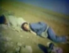 فیلم ماندگار لحظه شهادت رزمنده نهاوندی + فیلم