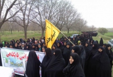 پیاده روی مادران شهر طلای سبز ایران+تصاویر
