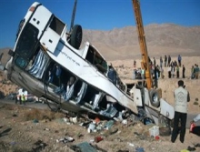 تصادف اتوبوس حامل مسافران هواپیمای مشهد- ساری، 12 نفر را به کام مرگ کشاند+ جزئیات حادثه