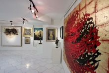  برپایی نمایشگاه هنرهای تجسمی با موضوع مقام معلم در نهاوند 