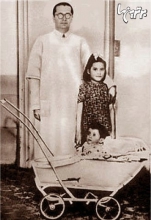 لينا، جراردو (کودک) و دکتر لوزادا 11 ماه پس از زاييدن