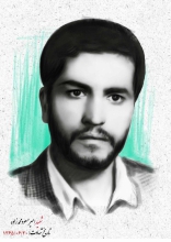 تشییع پیکر شهید محمدزاده از مسجد جامع همدان به رسم سال‌های دفاع مقدس
