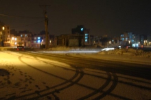 بارش اولین برف زمستانی در اسدآباد