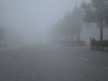 مه باعث کاهش دید تا 100 متر در استان همدان شد 