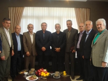  ديدار رئيس اتاق همدان با هيأت مديره مجمع هماهنگي كانون‌هاي بازنشستگي استان 