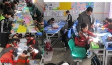  یک روز بدون کیف در مدارس ابتدایی ملایر