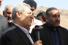 پرده برداری از طرح بهسازی روستای ده شاکر