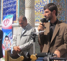 پیکرمطهر معلم شهید جواد نوروزی در گلزار شهدای زاهدان آرام گرفت