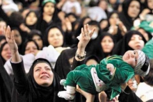 همایش شیرخوارگان حسینی  در همدان برگزارشد