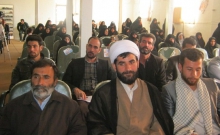 دومین همایش مداحان بسیجی شهرستان کبودراهنگ برگزار شد