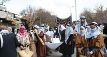حضور پر شور عزاداران حسینی در خیابانهای همدان 