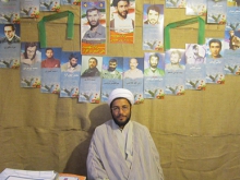 برپایی نمایشگاه یاس کبود به مناسبت ایام فاطمیه در روستای عبدالرحیم