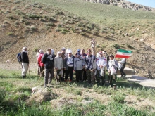 کوهپیمایی مشترک جانبازان استان البرز و شهرستان رزن