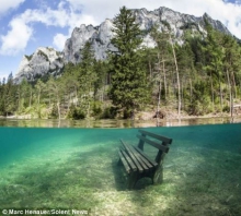  تصاویری دیدنی از پارک زیر آب در اتریش