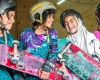 حجاب دختران اسکیت‌سوارِ کابل+تصاویر