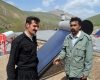 استفاده کوچک ترین روستای نهاوند از آبگرمکن خورشیدی 